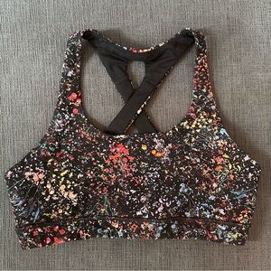 lululemon athletica Multicolor Splatter Sports Bra